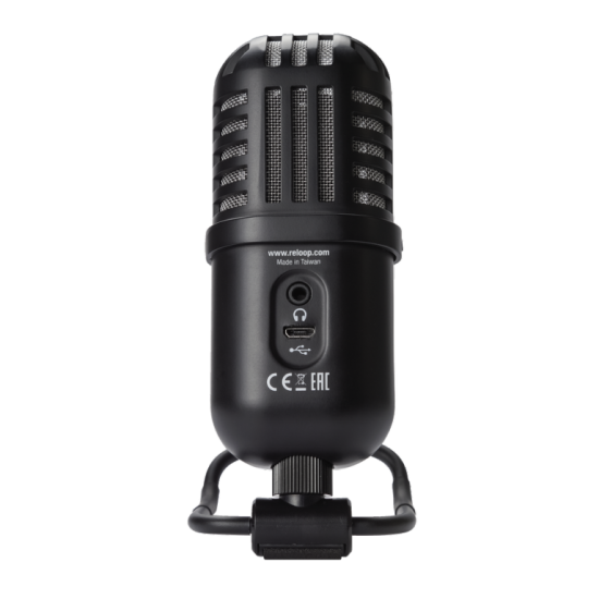 Reloop sPodcaster Go-USB Microphone For Streamers and Podcasters