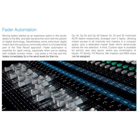 Allen and Heath Qu-24C 30-In/24-Out  Digital Mixer (Chrome Edition)