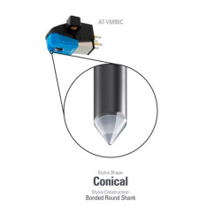 Audio-Technica AT-VM95C Turntable Cartridge with Conical Stylus Audio-Technica AT-VM95C Turntable Cartridge with Conical Stylus