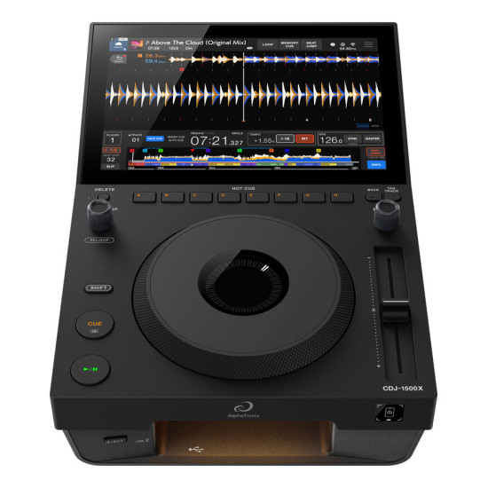 AlphaTheta CDJ-1500X Compact High-Resolution Professional DJ Player