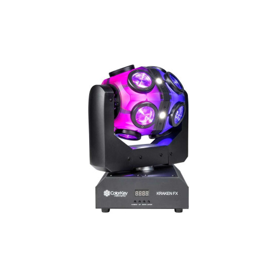 ColorKey Kraken FX Quad-Color LED Rotating Sphere Lighting Effect