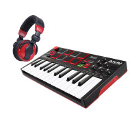 Bundle- Akai MPK Mini Play with HP 550 Over-Ear Headphones Bundle- Akai MPK Mini Play with HP 550 Over-Ear Headphones