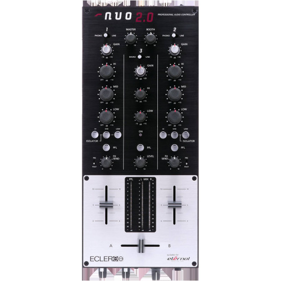 Ecler NUO 2.0 Slim Profile 2-Channel DJ Mixer Ecler NUO 2.0 Slim Profile 2-Channel DJ Mixer