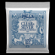 Ernie Ball Ernesto Palla Clear & Silver Nylon Classical Guitar Strings Ernie Ball Ernesto Palla Clear & Silver Nylon Classical Guitar Strings