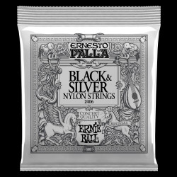 Ernie Ball Ernesto Palla Black & Silver Nylon Classical Guitar Strings Ernie Ball Ernesto Palla Black & Silver Nylon Classical Guitar Strings
