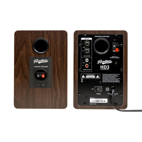Headliner HD3 Powered Multimedia Reference Monitors, Limited Edition Woodgrain Finish Headliner HD3 Powered Multimedia Reference Monitors, Limited Edition Woodgrain Finish