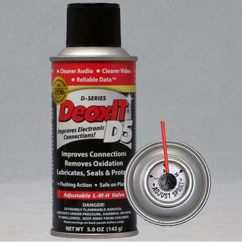 DeoxIT D5 Contact Cleaner Spray, 5oz Can