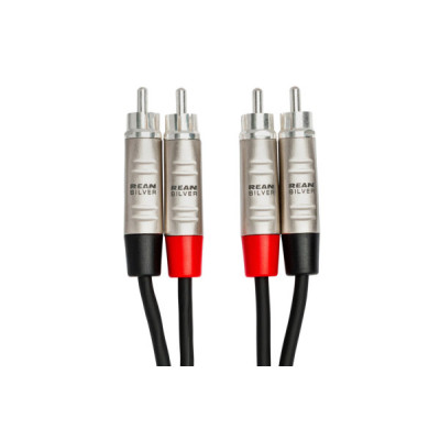 Hosa Pro RCA Cable With REAN Silver Connectors, 50ft 