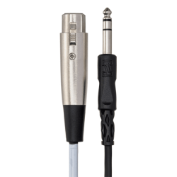 Hosa Balanced Interconnect, XLR3F to 1/4 in TRS, 5 ft Hosa Balanced Interconnect, XLR3F to 1/4 in TRS, 5 ft