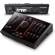 M-Audio M-Game SOLO USB Streaming Mixer/Interface with LED Lighting, Voice FX, and Sampler M-Audio M-Game SOLO USB Streaming Mixer/Interface with LED Lighting, Voice FX, and Sampler