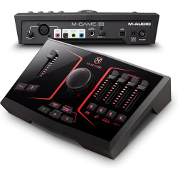 M-Audio M-Game SOLO USB Streaming Mixer/Interface with LED Lighting, Voice FX, and Sampler M-Audio M-Game SOLO USB Streaming Mixer/Interface with LED Lighting, Voice FX, and Sampler