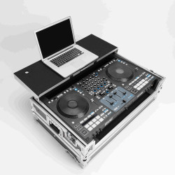 Magma DJ-Controller Workstation Rane Four Flight Case with Wheels Magma DJ-Controller Workstation Rane Four Flight Case with Wheels