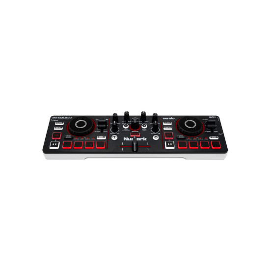 Numark MixTrack Go Ultra-Portable 2-Deck DJ Controller with Stems Control