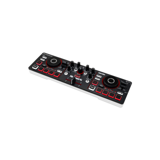 Numark MixTrack Go Ultra-Portable 2-Deck DJ Controller with Stems Control
