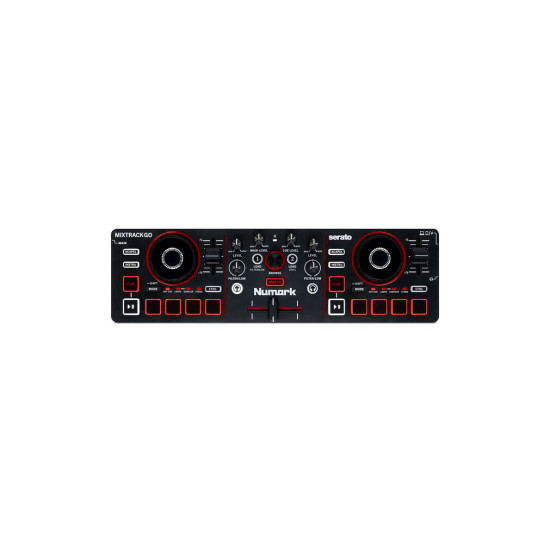 Numark MixTrack Go Ultra-Portable 2-Deck DJ Controller with Stems Control