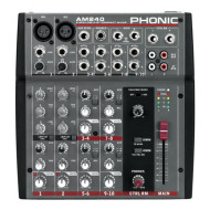 Phonic AM240D Compact 10 Channel Mixer With FX Phonic AM240D Compact 10 Channel Mixer With FX