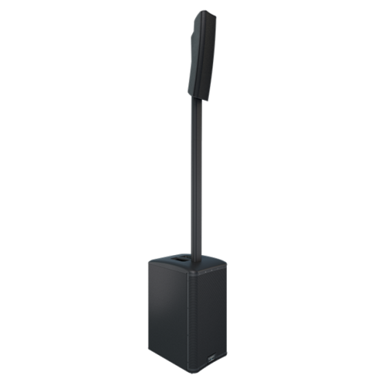 QSC KC12 Active 12" 3-Way Column Loudspeaker System with Bluetooth (Black)