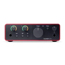 Focusrite Scarlett Solo USB-C Audio Interface (4th Generation)