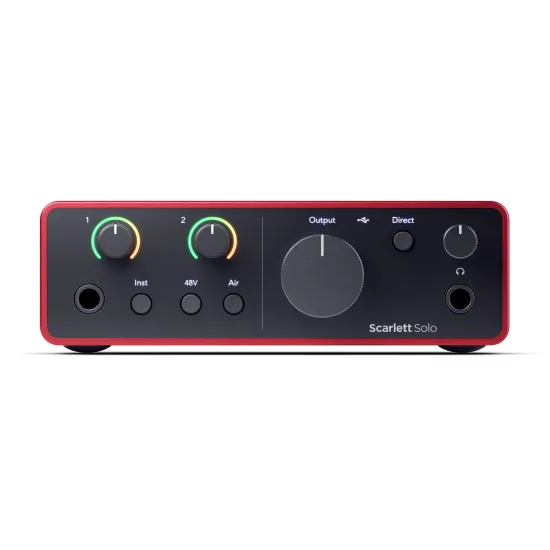 Focusrite Scarlett Solo USB-C Audio Interface (4th Generation)