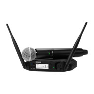 Shure GLXD24+/SM58-Z3 Dual Band Digital Wireless Handheld System With SM58 Microphone