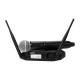 Shure GLXD24+/SM58-Z3 Dual Band Digital Wireless Handheld System With SM58 Microphone