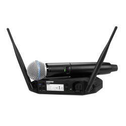Shure GLXD24+/B58-Z3 Dual Band Digital Wireless Handheld System With SM58 Microphone Shure GLXD24+/B58-Z3 Dual Band Digital Wireless Handheld System With SM58 Microphone