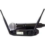 Shure GLXD24+/SM58-Z3 Dual Band Digital Wireless Handheld System With SM58 Microphone Shure GLXD24+/SM58-Z3 Dual Band Digital Wireless Handheld System With SM58 Microphone