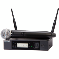 Shure GLXD24R+/SM58-Z3 Dual Band Digital Wireless Rack System With SM58 Microphone Shure GLXD24R+/SM58-Z3 Dual Band Digital Wireless Rack System With SM58 Microphone
