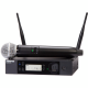 Shure GLXD24R+/SM58-Z3 Dual Band Digital Wireless Rack System With SM58 Microphone