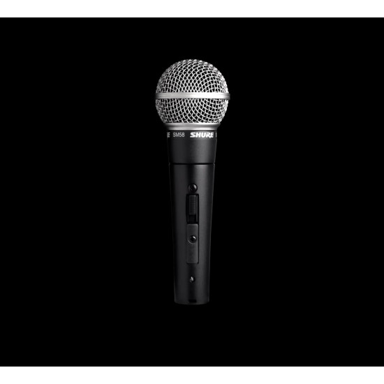Shure SM58-S Cardioid Dynamic Vocal Microphone With On/Off Switch