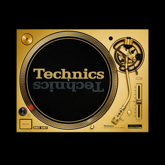 Technics SL-1200M7G 55th Anniversary Edition Direct Drive Turntable (Gold)