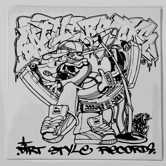 Thud Rumble- Dirtstyle Battle Breaks 7" Vinyl Record (Pink/Clear Splatter)
