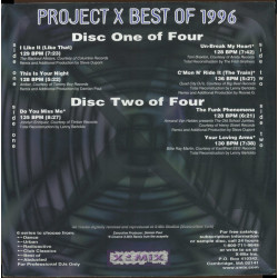 X-Mix- Project X Best of 1996 Remix Compilation, 4x12" LP X-Mix- Project X Best of 1996 Remix Compilation, 4x12" LP