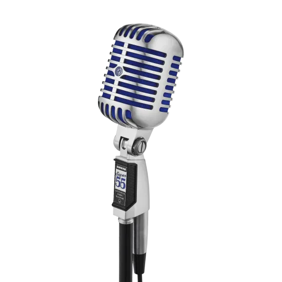 Shure Super 55 Deluxe Supercardioid Dynamic Vocal Microphone