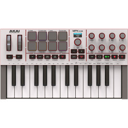 Akai MPK Mini IV 25-key MIDI Controller Keyboard (Gray)