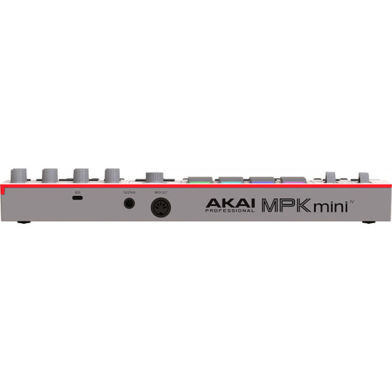 Akai MPK Mini IV 25-key MIDI Controller Keyboard (Gray)
