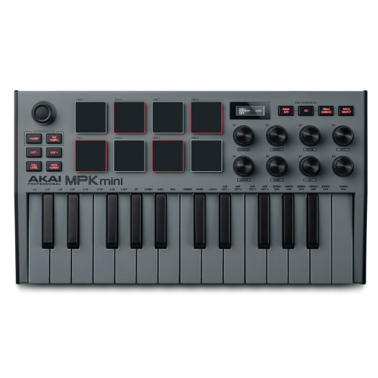 Akai MPK Mini MK3 Keyboard Controller- Special Edition Gray