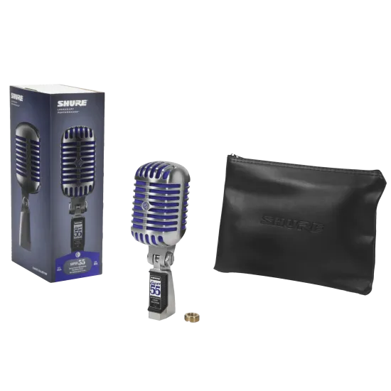 Shure Super 55 Deluxe Supercardioid Dynamic Vocal Microphone