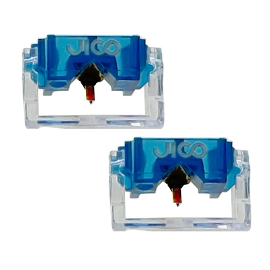 JICO SD-192-44G-DJ-IMP Synthetic Diamond Stylus Replacement for M44G and J447A Cartridges, 2-Pack
