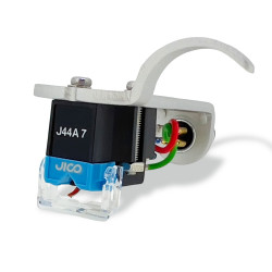JICO Omnia Pre-Mounted J44A-7 Cartridge & N447-SD Stylus Twin Pack with Headshells, Silver JICO Omnia Pre-Mounted J44A-7 Cartridge & N447-SD Stylus Twin Pack with Headshells, Silver