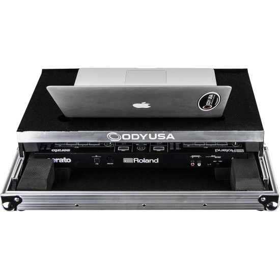 Odyssey FRGSDJ202 Low Profile Flight Case for Roland DJ-202 Controller with Glide Style Laptop Platform Odyssey FRGSDJ202 Low Profile Flight Case for Roland DJ-202 Controller with Glide Style Laptop Platform