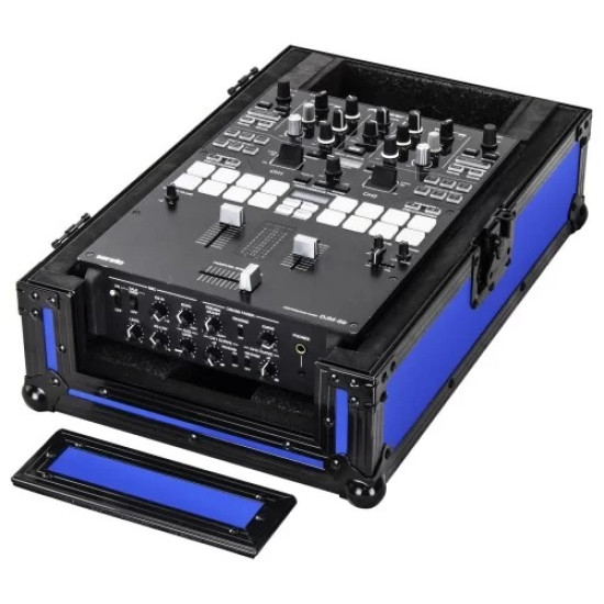 Odyssey FR10MIXBKBLUXD Universal 10 Inch Format Extra Deep Mixer Case, Blue