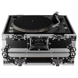 Odyssey FZ1200 Universal Turntable Flight Case, Black/Silver Odyssey FZ1200 Universal Turntable Flight Case, Black/Silver