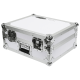 Odyssey FZ1200WT Universal Turntable Flight Case, White/Silver