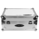Odyssey FZ1200WT Universal Turntable Flight Case, White/Silver