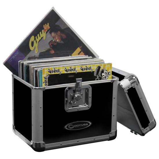 Odyssey KROM KLP2 Stackable LP Case, Black