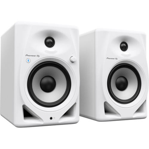 Pioneer DM-50D-BT-W Active 5" Bluetooth Monitor Speakers, White (Pair)