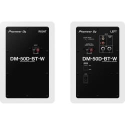 Pioneer DM-50D-BT-W Active 5" Bluetooth Monitor Speakers, White (Pair) Pioneer DM-50D-BT-W Active 5" Bluetooth Monitor Speakers, White (Pair)