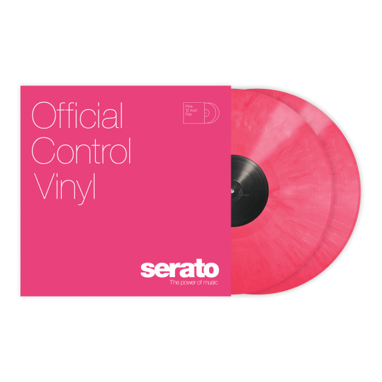 Serato Control Vinyl Pair, Pink