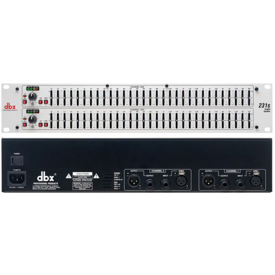 DBX 231SV Dual 31 Band Graphic Equalizer